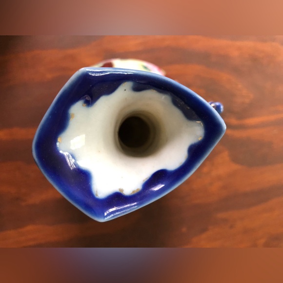 Unmarked (Nippon) Floral Pitcher/Vase - Beautiful Home Decor - Picture 7 of 9